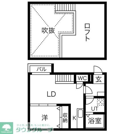 Ampio八田の物件間取画像